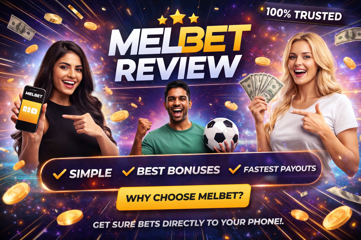 MelBet review banner