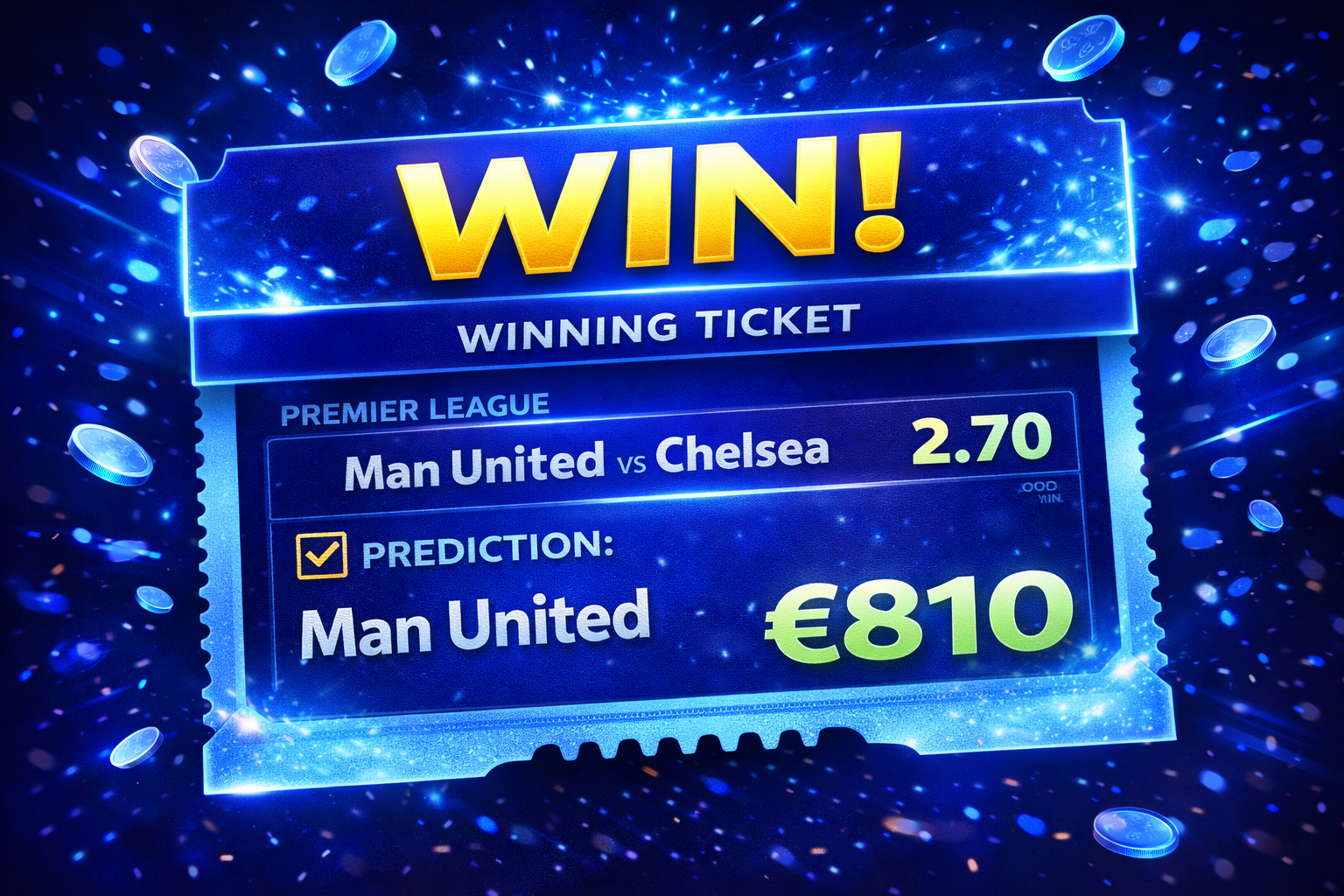 Football winning ticket — MelBet DRK2