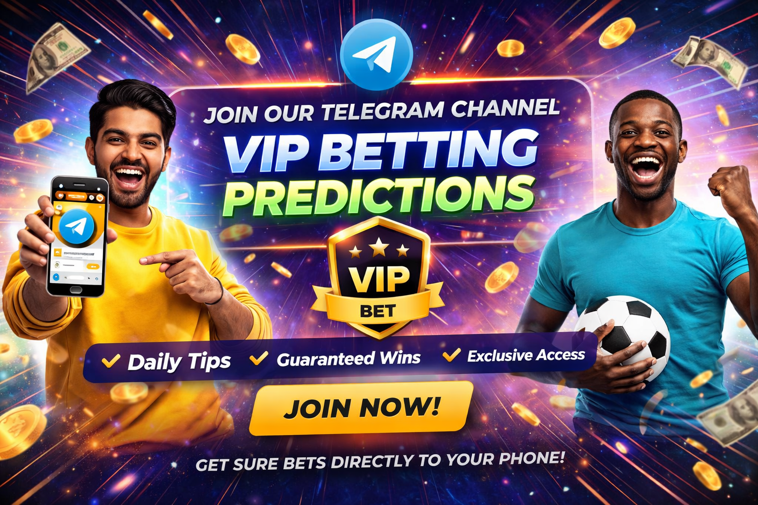 VIP predictions banner