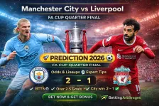 Manchester City vs Liverpool Prediction 2026 – FA Cup Quarter Final Preview, Odds, Lineups and Betting Tips Today — football analysis, betting guide, bookmaker review and DRK2 promo code