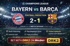 Bayern Munich vs Barcelona Prediction: Goals Galore Expected – Betting Tips & Analysis — football analysis, betting guide, bookmaker review and DRK2 promo code
